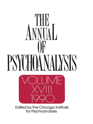 cover image of The Annual of Psychoanalysis, V. 18